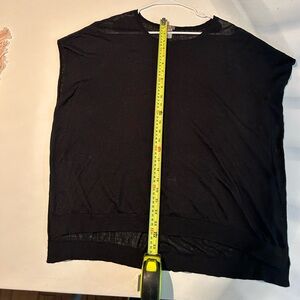 Loft linen cap sleeve sweater